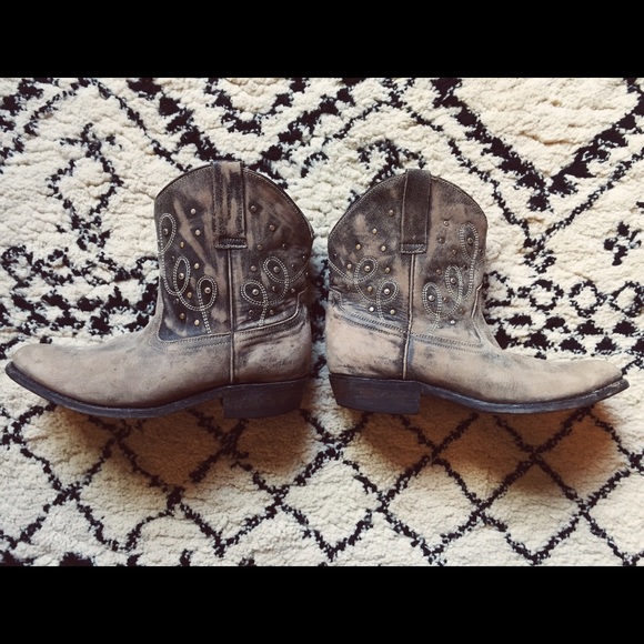 Miz Mooz leather cowboy boots.