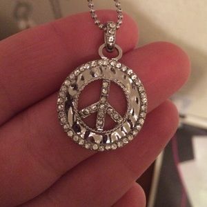 Lia Sophia peace necklace