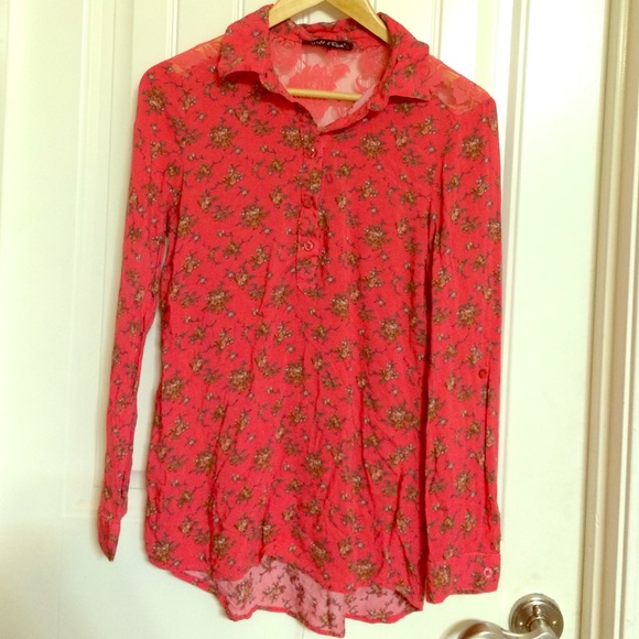 Floral pullover