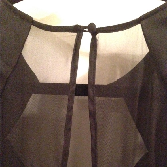 Keepsake Dress size S small Silky black sheer - Picture 2 of 4