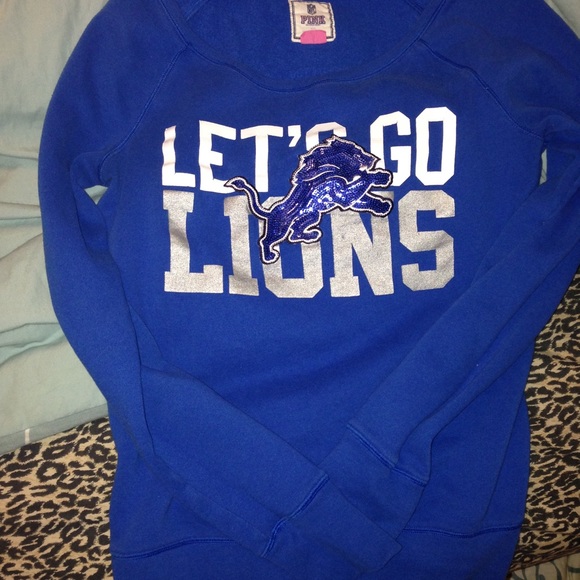 Victoria's Secret PINK NFL bling Detroit Lions