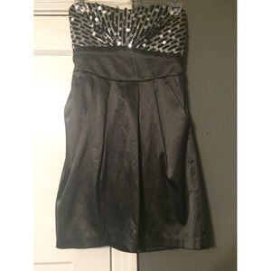 Dark grey homecoming dress