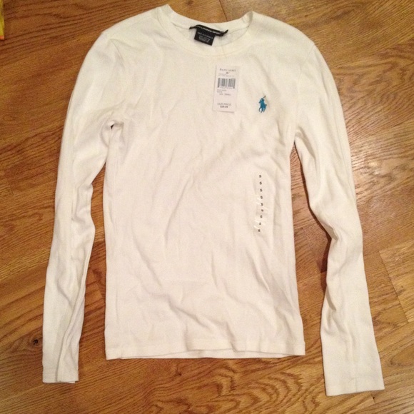 Ralph Lauren white Long sleeved shirt