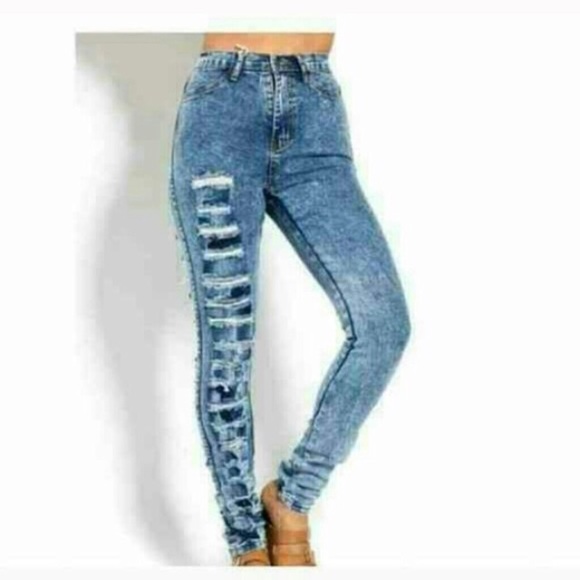 High wasted jeans
