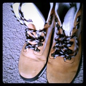 Mens Timberland leather Steel toe shoes