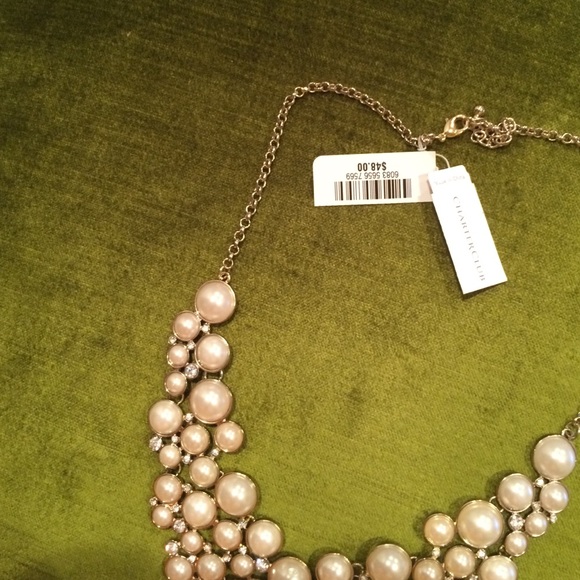 Charter Club Gold pearl frontal bin neckless - Picture 4 of 4