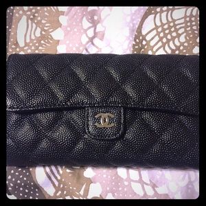 Black Quilted Wallet *Reserved until 3/20*