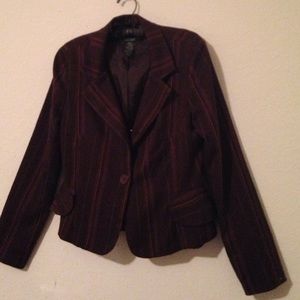 Rampage Clothing Company Suit Blazer Jacket Brown