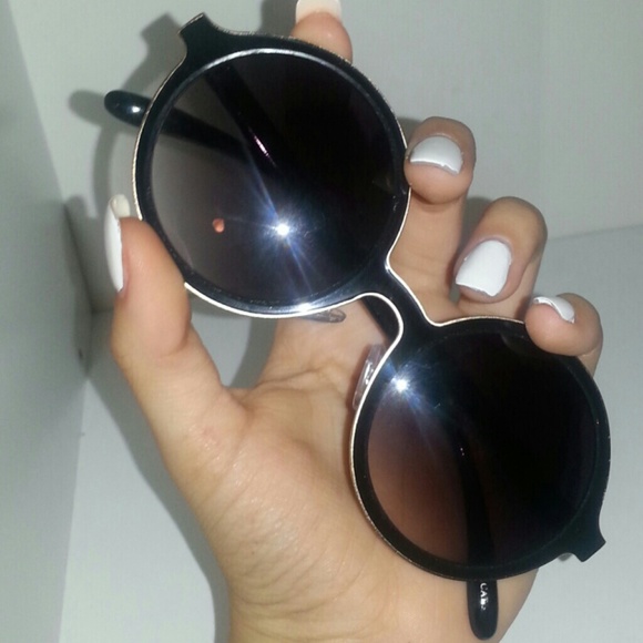 Small round glasses