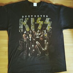 ⬇KISS Iconic Vintage Destroyer Tshirt