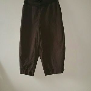 Chocolate Brown capri