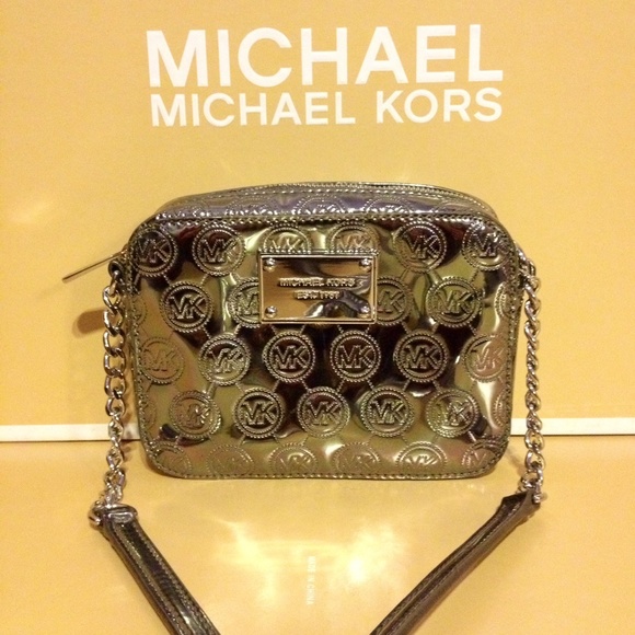 Michael Kors Metallic Cross Body!