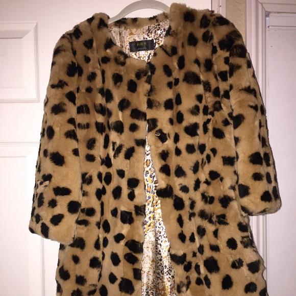 Real rabbit fur jacket.