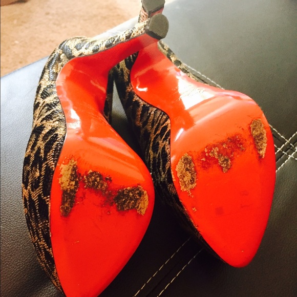 %100 Authentic Christian Louboutin leopard Daff - Picture 4 of 4