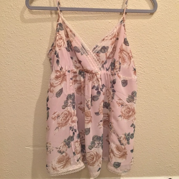 Floral Lace Tank Top