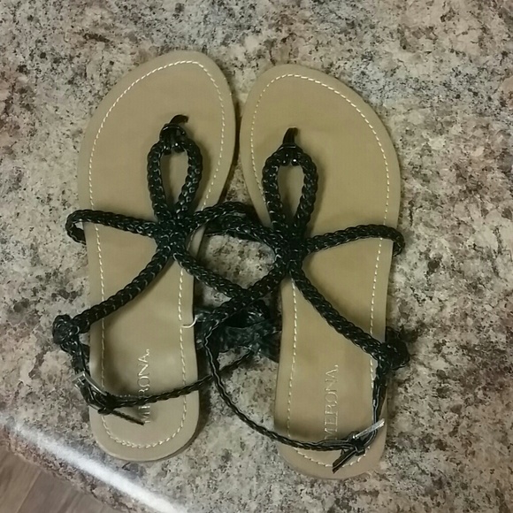 Black sandals
