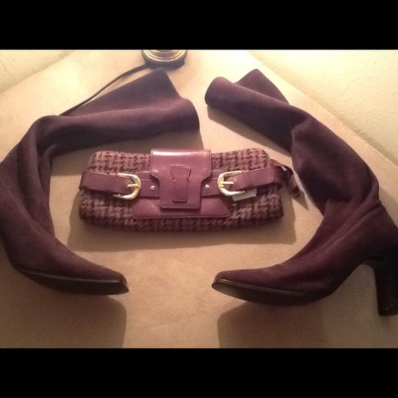 Purple Banana Republic Clutch Bag!