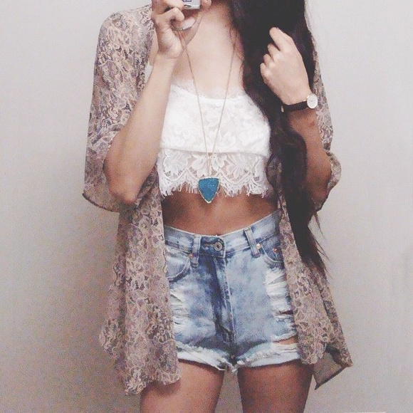 Laced Bralette Crop