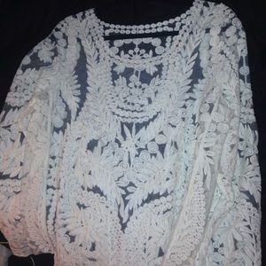 Lace crochet top