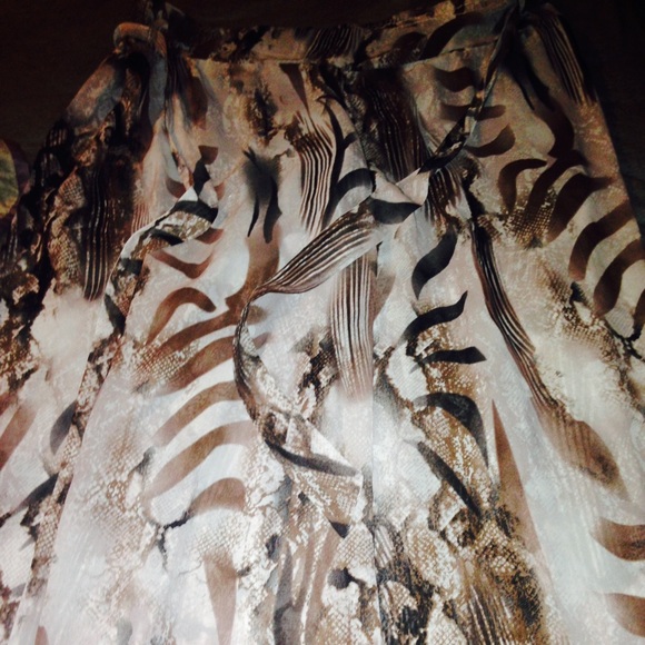 Animal print palazzo pants size 3X, never worn