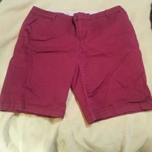 Burgundy Shorts