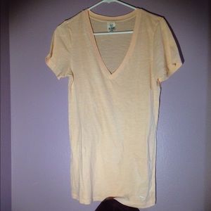 Peach Vneck VS shirt
