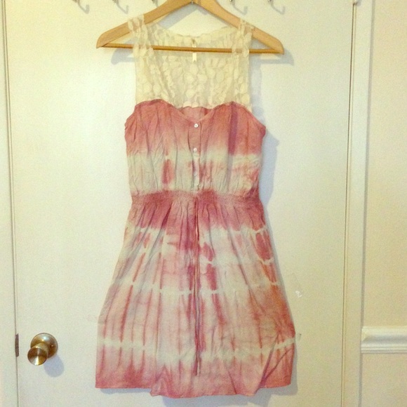 Weekend sale💥Petticoat Alley Dyed Dress with lace