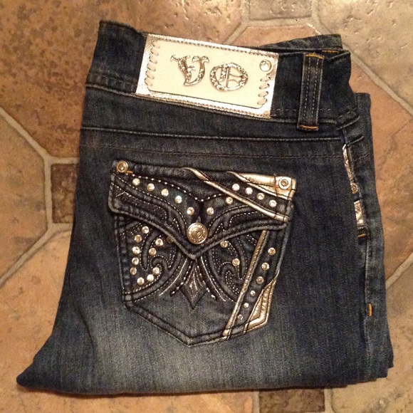 Straight leg jeans