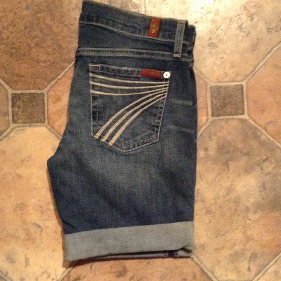 7 for all Mankind Denim - 7 for All Mankind boy shorts