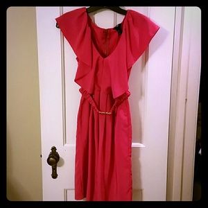 Hot pink dress from H&M