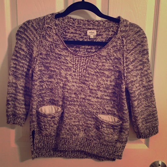Wilfred brown short sweater