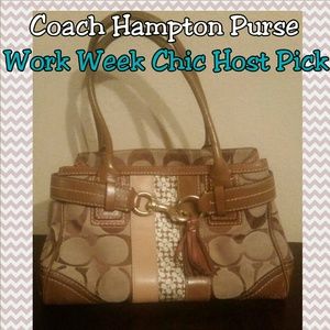 SOLD - PRICE DROP! HOST PICK! Coach Hampton Purse