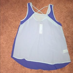 NWT Papermoon Cross-Back Tank size M