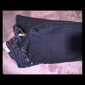 HOLLISTER SKINNY JEANS DARK BLUE