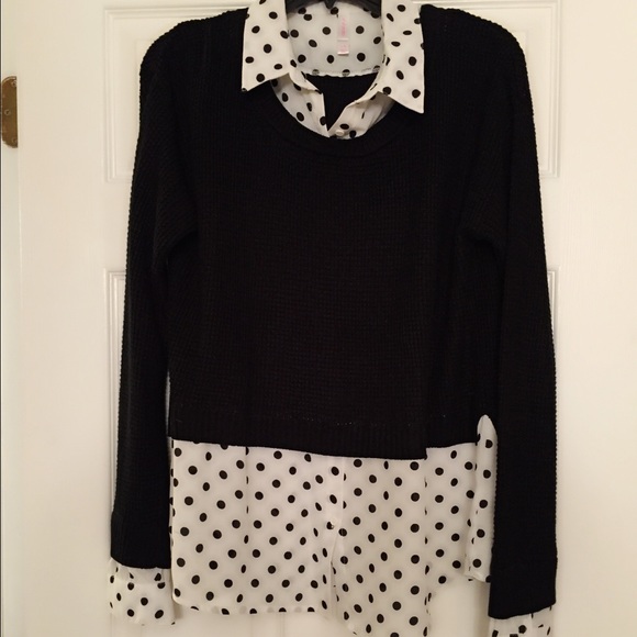 Half Sweater/Half Blouse