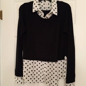 Half Sweater/Half Blouse