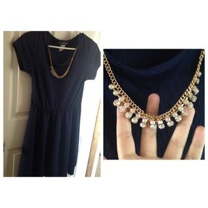 navy blue dress