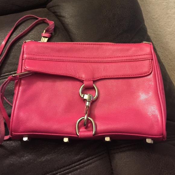 hot pink Rebecca minkoff mini Mac