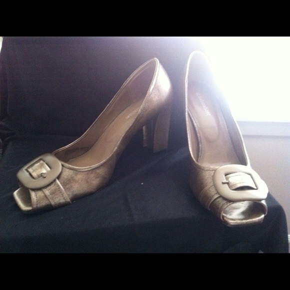Naturalizer Bronze/Gold Comfort Pump