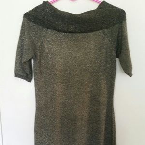 Bebe beaded sweater dress
