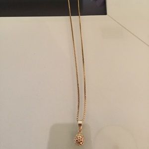 18K Gold Filled Chain with Charm
