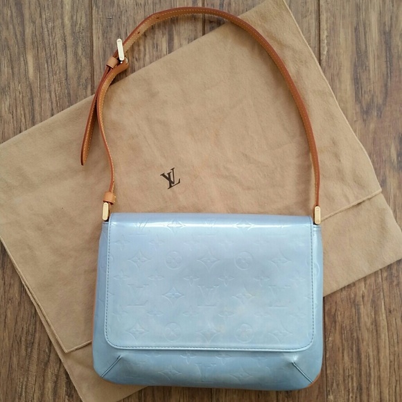 Louis Vuitton blue vernis Thompson St. shoulderbag