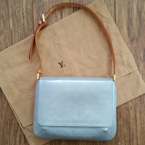 Louis Vuitton blue vernis Thompson St. shoulderbag