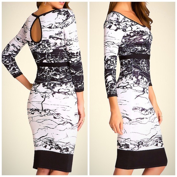 ⛔️Sold⛔️Bebe midi bondage dress - Picture 2 of 3