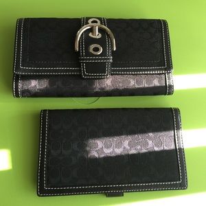 SALE Coach wallet and checkbook holder