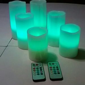 2 sets illuminating candles