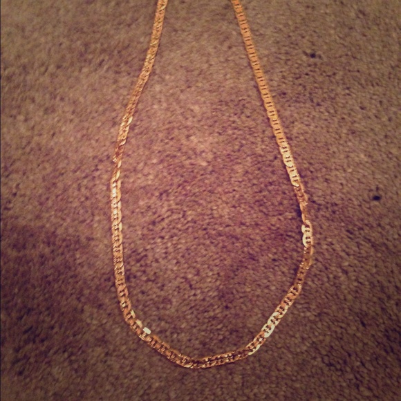 14k electroplated necklace