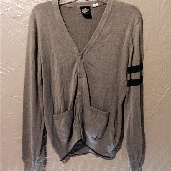 Gray cardigan
