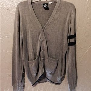 Gray cardigan