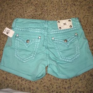 Miss Me Mint Green shorts size 27